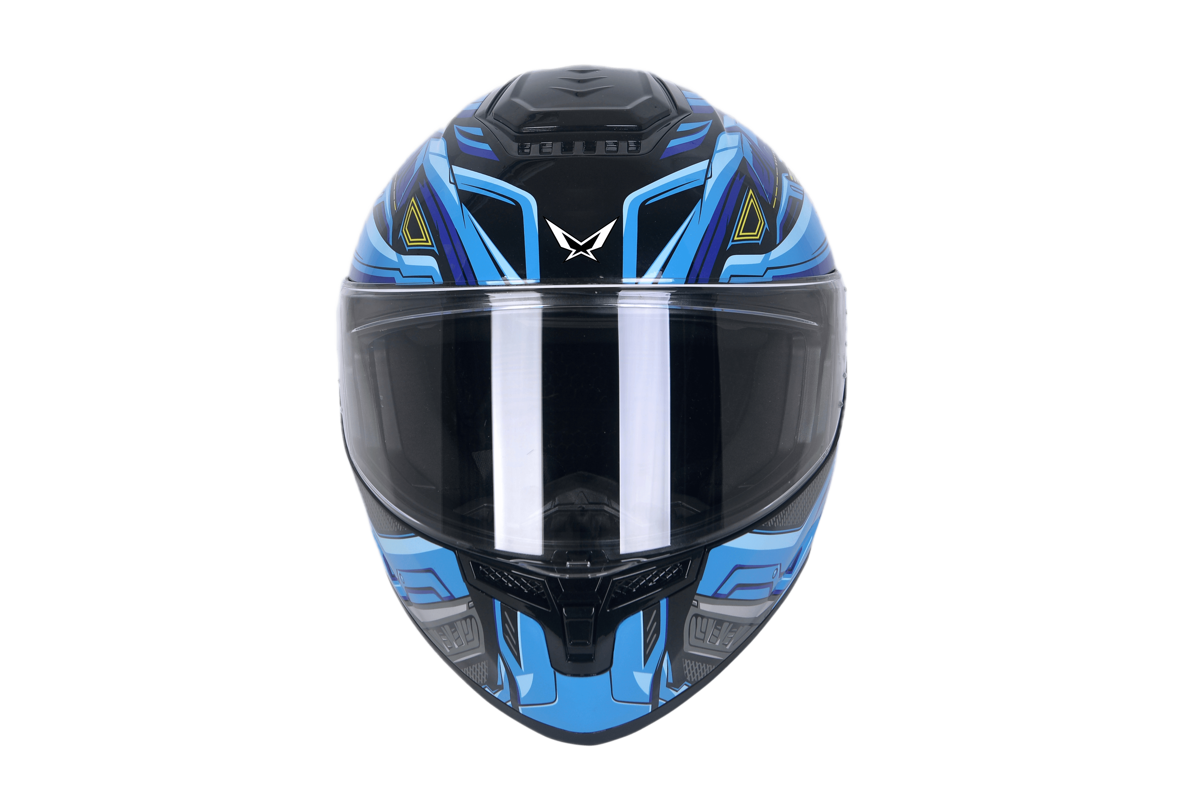 Mecha Blue front view